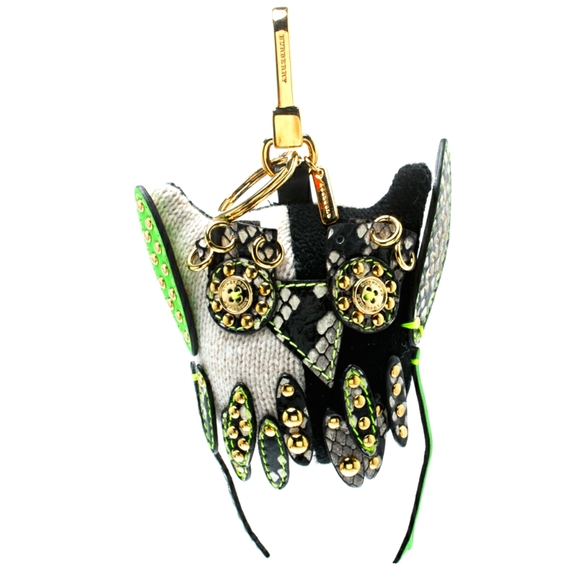 Mavis Embellished Knit Owl Bag Charm - Picture 1 of 5